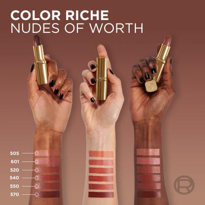 L&#039;Oréal Paris Color Riche Free the Nudes Rtěnka pro ženy 4,7 g Odstín 601 Worth It