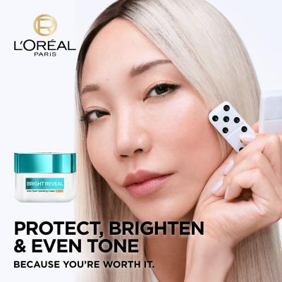 L&#039;Oréal Paris Bright Reveal Dark Spot Hydrating Cream SPF50 Denní pleťový krém pro ženy 50 ml