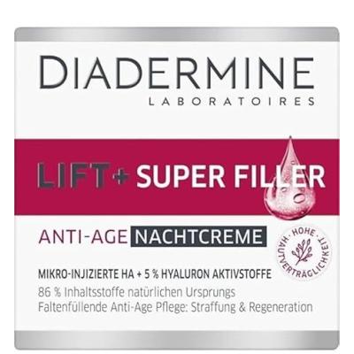 Diadermine Lift+ Super Filler Anti-Age Night Cream Noční pleťový krém pro ženy 50 ml