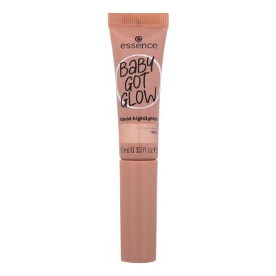 Essence Baby Got Glow Liquid Highlighter Rozjasňovač pro ženy 10 ml Odstín 30 Breezy Bronze