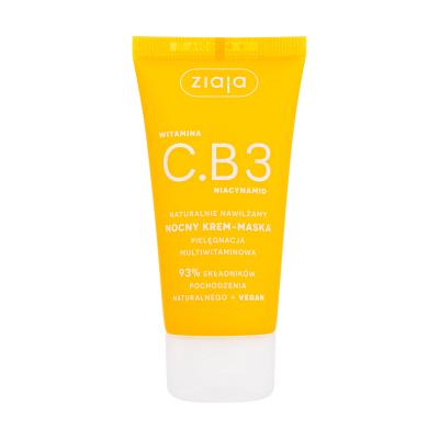 Ziaja Vitamin C.B3 Niacinamide Night Cream-Mask Noční pleťový krém pro ženy 50 ml