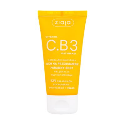 Ziaja Vitamin C.B3 Niacinamide Morning Shot Wake Up Cream Denní pleťový krém pro ženy 50 ml