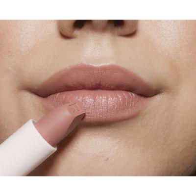Makeup Revolution London Lip Allure Soft Satin Lipstick Rtěnka pro ženy 3,2 g Odstín Chauffeur Nude
