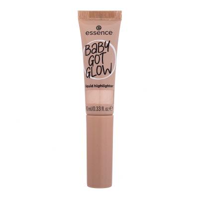 Essence Baby Got Glow Liquid Highlighter Rozjasňovač pro ženy 10 ml Odstín 10 Sassy In Silk