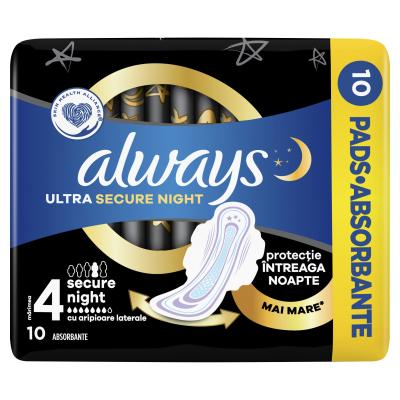 Always Ultra Secure Night Vložka pro ženy Set