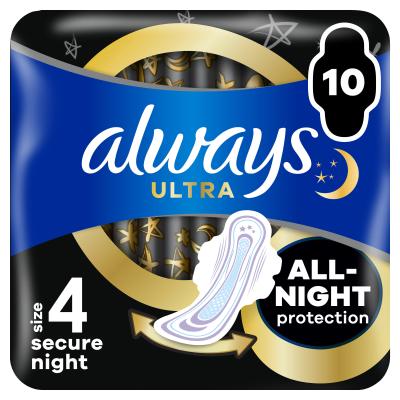 Always Ultra Secure Night Vložka pro ženy Set