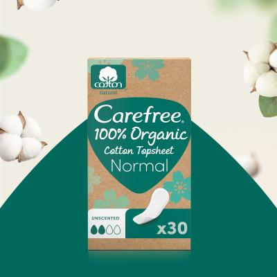 Carefree Organic Cotton Normal Slipová vložka pro ženy Set