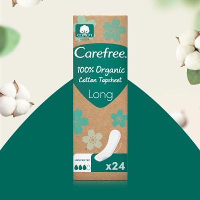 Carefree Organic Cotton Long Slipová vložka pro ženy Set