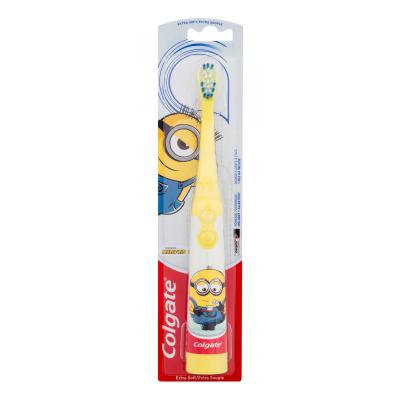 Colgate Kids Minions Battery Powered Toothbrush Extra Soft Sonický zubní kartáček pro děti 1 ks