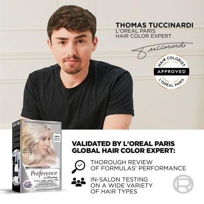 L&#039;Oréal Paris Préférence Le Blonding Toner Barva na vlasy pro ženy 60 ml Odstín Platinum Ice