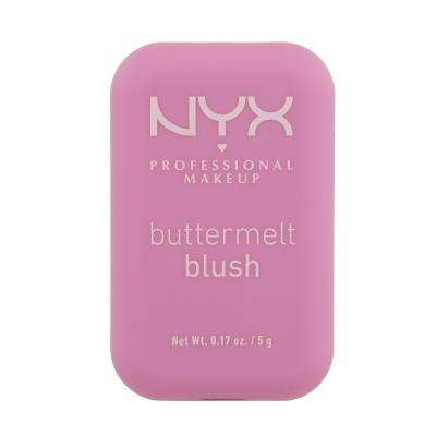 NYX Professional Makeup Buttermelt Blush Tvářenka pro ženy 5 g Odstín 01 My Butta Half