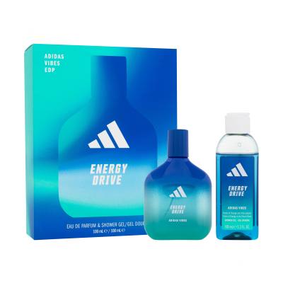 Adidas Vibes Energy Drive Dárková kazeta parfémovaná voda 100 ml + sprchový gel 100 ml