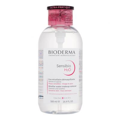 BIODERMA Sensibio H₂O With Dispenser Micelární voda pro ženy 500 ml