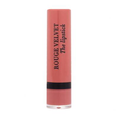 BOURJOIS Paris Rouge Velvet The Lipstick Rtěnka pro ženy 2,4 g Odstín 49 Maca’Rose