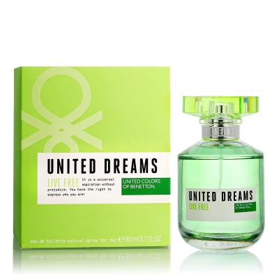 Benetton United Dreams Live Free Toaletní voda pro ženy 80 ml