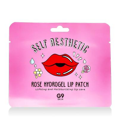 G9SKIN Self Aesthetic Rose Hydrogel Lip Patch Balzám na rty 3 g