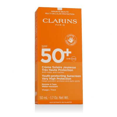 Clarins Sun Care Youth-Protecting Face Sunscreen SPF50+ Opalovací přípravek na obličej pro ženy 50 ml