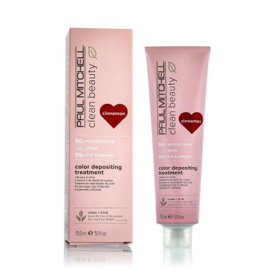 Paul Mitchell Clean Beauty Color Protect Color Depositing Treatment Maska na vlasy pro ženy 150 ml Odstín Cinnamon