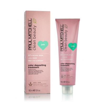 Paul Mitchell Clean Beauty Color Protect Color Depositing Treatment Maska na vlasy pro ženy 150 ml Odstín Jade