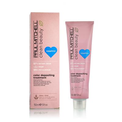 Paul Mitchell Clean Beauty Color Protect Color Depositing Treatment Maska na vlasy pro ženy 150 ml Odstín Sapphire