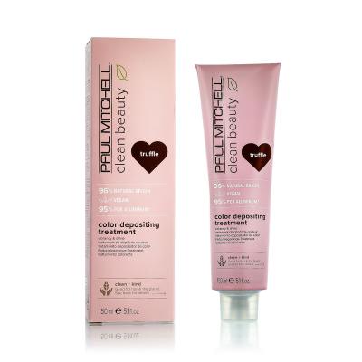 Paul Mitchell Clean Beauty Color Protect Color Depositing Treatment Maska na vlasy pro ženy 150 ml Odstín Truffle