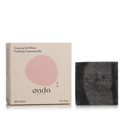 Ondo Beauty 36.5 BBO-SONG Charcoal &amp; Willow Purifying Cleansing Bar Tuhé mýdlo 70 g