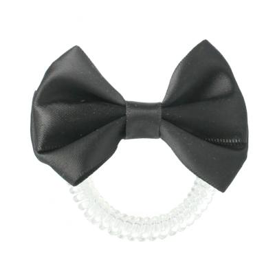 Invisibobble Bowtique Spiral Hair Ring Gumička na vlasy pro ženy 1 ks Odstín True Black