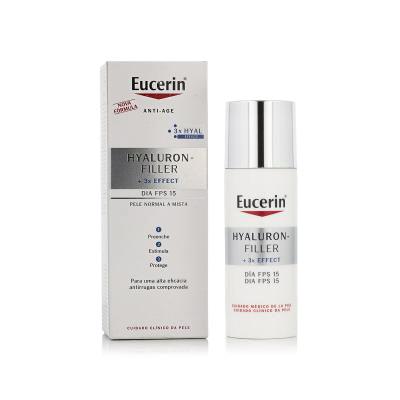 Eucerin Hyaluron-Filler + 3x Effect Day Cream SPF15 Denní pleťový krém pro ženy 50 ml