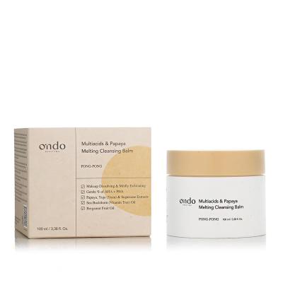 Ondo Beauty 36.5 PONG-PONG Multiacids &amp; Papaya Melting Cleansing Balm Čisticí krém 100 ml