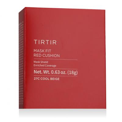 TIRTIR Mask Fit Red Cushion Make-up 18 g Odstín 27C Cool Beige
