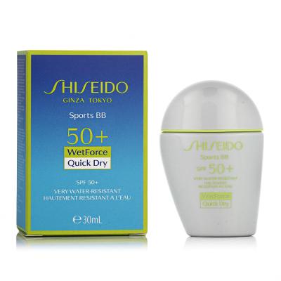 Shiseido Sports BB WetForce SPF50+ BB krém pro ženy 30 ml Odstín Very Dark
