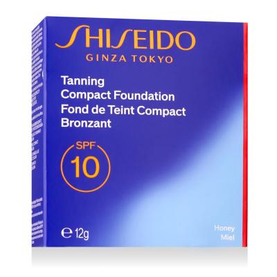 Shiseido Sun Protection Tanning Compact Foundation SPF10 Make-up pro ženy 12 g Odstín Honey