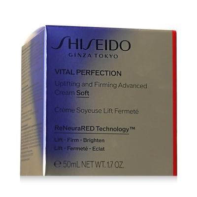 Shiseido Vital Perfection Uplifting &amp; Firming Advanced Cream Soft Denní pleťový krém pro ženy 50 ml