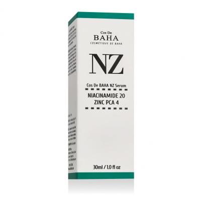 Cos De Baha NZ Niacinamide 20 + Zinc PCA 4 Serum Pleťové sérum 30 ml