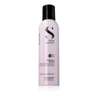 ALFAPARF MILANO Semi Di Lino Style & Care Amplifying Mousse Tužidlo na vlasy pro ženy 250 ml