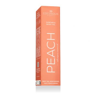 COCOSOLIS Suntan &amp; Body Oil Peach Opalovací přípravek na tělo pro ženy 100 ml