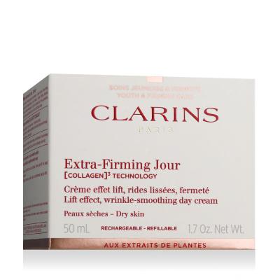 Clarins Extra-Firming Jour Lift Effect, Wrinkle Smoothing Day Cream Denní pleťový krém pro ženy Plnitelný 50 ml