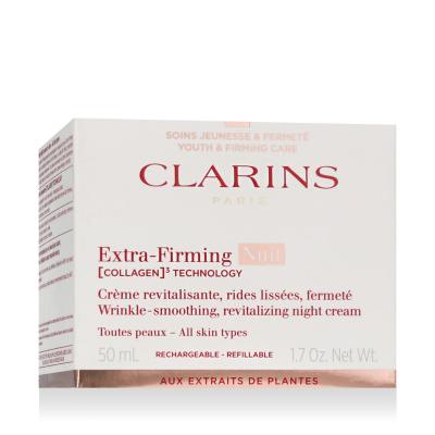 Clarins Extra-Firming Nuit Wrinkle Smoothing Revitalizing Night Cream Noční pleťový krém pro ženy Plnitelný 50 ml