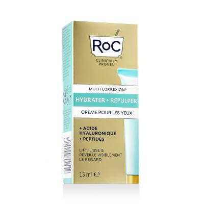 RoC Multi Correxion Hydrate + Plump Eye Cream Oční krém pro ženy 15 ml