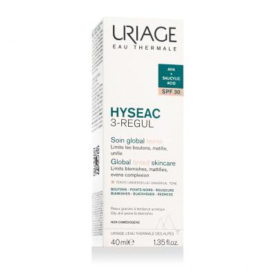 Uriage Hyséac 3-Regul Global Tinted Skincare SPF30 Denní pleťový krém 40 ml