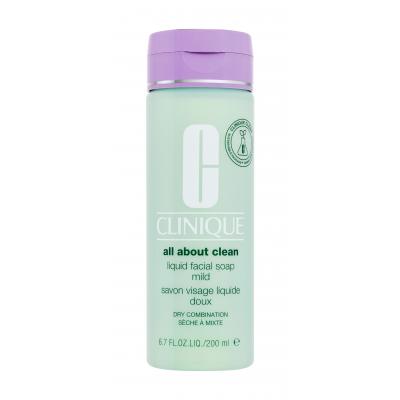 Clinique All About Clean Liquid Facial Soap Mild Čisticí mýdlo pro ženy 200 ml