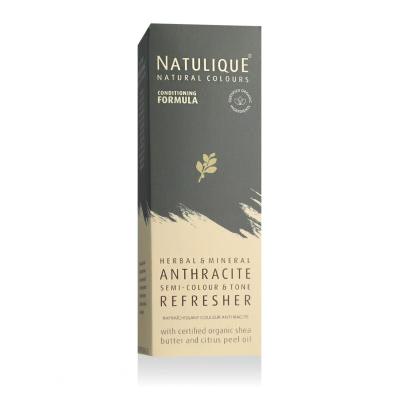 Natulique Refresher Barva na vlasy 150 ml Odstín Anthracite