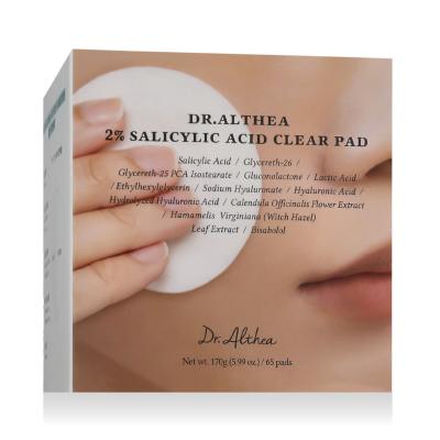 Dr. Althea 2% Salicylic Acid Clear Pad Čisticí ubrousky 65 ks