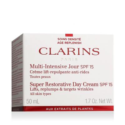 Clarins Super Restorative Day Cream SPF15 Denní pleťový krém pro ženy 50 ml