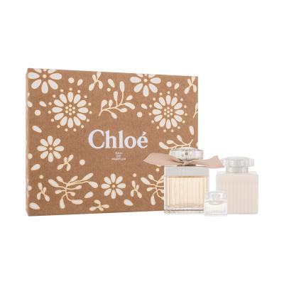 Chloé Chloé SET1 Dárková kazeta parfémovaná voda 75 ml + tělové mléko 100 ml + parfémovaná voda 5 ml