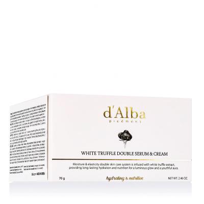 d'Alba White Truffle Double Serum &amp; Cream Denní pleťový krém pro ženy 70 g