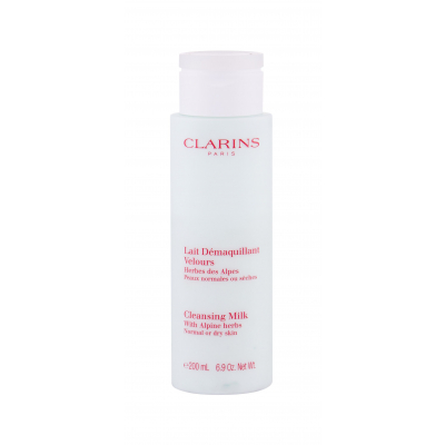 Clarins Cleansing Milk With Alpine Herbs Čisticí mléko pro ženy 200 ml tester