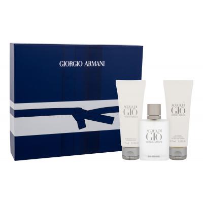 Giorgio Armani Acqua di Giò Pour Homme Dárková kazeta toaletní voda 50 ml + balzám po holení 75 ml + sprchový gel 75 ml
