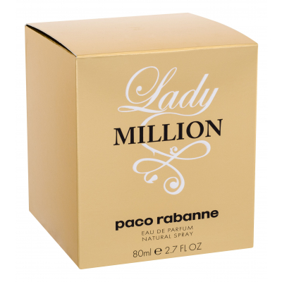 Paco Rabanne Lady Million Parfémovaná voda pro ženy 80 ml poškozená krabička