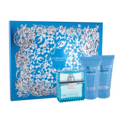 Versace Man Eau Fraiche Dárková kazeta toaletní voda 50 ml + sprchový gel 50 ml + šampon 50 ml